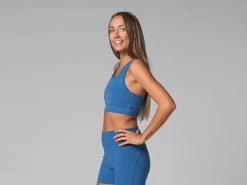 Brassiere De Yoga Glamour - Bio Bleu Bleu XS - 36 -Yoga Boutique brassiere de yoga glamour bio 16352420596177d04b1309b