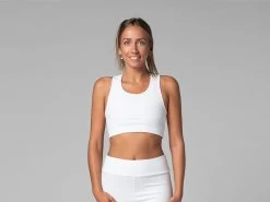 Brassière De Yoga Sport - Bio Blanc Blanc XS -Yoga Boutique brassiere de yoga sport bio 163515502161767c4d64d3f