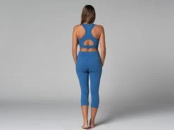 Brassière De Yoga Sport - Bio Bleu Bleu XS - 36 -Yoga Boutique brassiere de yoga sport bio 163516314661769c0a06e5a