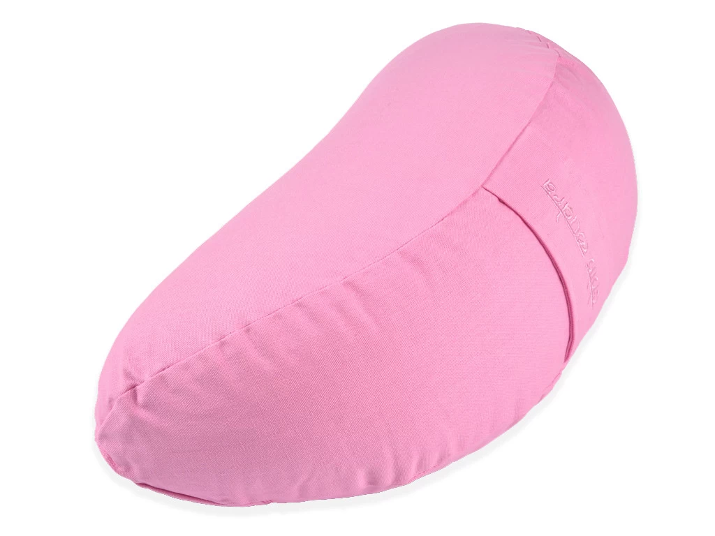 Coussin Fuzen (demi-lune) 100% Coton Bio Rose 4 Coussin Fuzen (demi-lune) 100% Coton Bio Rose – Image 2