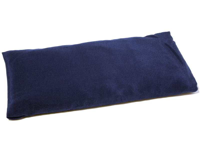 Coussinet Pour Les Yeux - Soie Naturel & Lin Bio Bleu 3 Coussinet Pour Les Yeux - Soie Naturel & Lin Bio Bleu