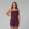 Débardeur Femme Côtelé Prune Prune XS - 36 -Yoga Boutique debardeur femme cotele 16358423266180f916e14bf