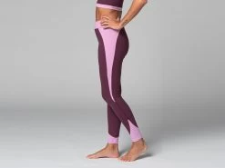 Legging De Yoga Bi-colore - Bio Prune Prune XS - 36 -Yoga Boutique legging de yoga bi colore bio 16358496226181159664ca4