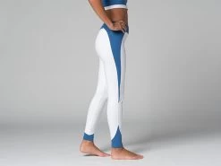 Legging De Yoga Bi-colore - Bio Blanc Blanc XS - 36