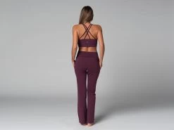 Pantalon De Yoga Femme Confort - Bio Prune Prune XS - 36 -Yoga Boutique pantalon de yoga femme confort bio 16358482396181102f95c80