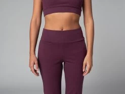 Pantalon De Yoga Femme Confort - Bio Prune Prune XS - 36 -Yoga Boutique pantalon de yoga femme confort bio 16358482536181103daf074