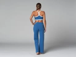 Pantalon De Yoga Femme Jazzy - Bio Bleu Bleu XS - 34 -Yoga Boutique pantalon de yoga femme jazzy bio 163584726261810c5ec460b