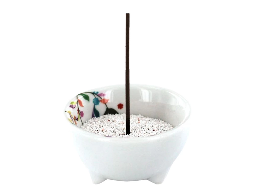 Porte Encens Flora Ø 7 X H. 4 CM 3 Porte Encens Flora Ø 7 X H. 4 CM