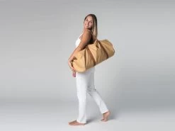 Sac à Tapis De Yoga Navy Bag - Coton Sable 70cm X 30 Cm -Yoga Boutique sac a tapis de yoga navy bag coton sable 15718454095db07521f35a8