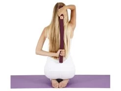 Sangle De Yoga 100% Coton Bio Boucle 1/2 Lune Prune -Yoga Boutique sangle de yoga 100 coton bio boucle 1 2 lune prune 5b8dc8cd7db7d