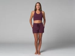 Short De Yoga Cool - Bio Prune Prune XS - 36 -Yoga Boutique short de yoga cool bio 1635845924618107243134f
