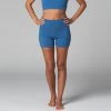 Short De Yoga Slim - Bio Bleu Bleu XS - 36 -Yoga Boutique short de yoga slim bio 163584575261810678bd4ed