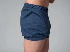 Short Homme Traditionnel Iyengar - Coton Bio Bleu Bleu S - 38/40 -Yoga Boutique short homme traditionnel iyengar coton bio 1635426384617aa0502ed85