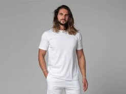 T-Shirt Tapan Manches Courtes 100% Bio Blanc Blanc S - 38/40