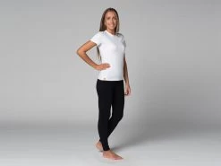 T-Shirt TARA M/C Ras Du Cou - Bio Blanc Blanc XS - 36 -Yoga Boutique t shirt tara m c ras du cou bio 1635255857617806318dcdc