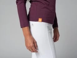 T-Shirt Tara M/L Ras Du Cou Bio Prune Prune XS - 36 -Yoga Boutique t shirt tara m l ras du cou bio 163526002361781677cccd6