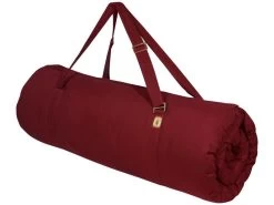 Tapis De Massage 100% Coton Bio - Bordeaux 200cm X 160cm