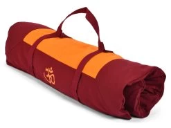 Kit Tapis De Méditation Tibétain Bordeaux/Orange Safran Centaure -Yoga Boutique tapis de meditation 1700744932655f4ee47e0d1
