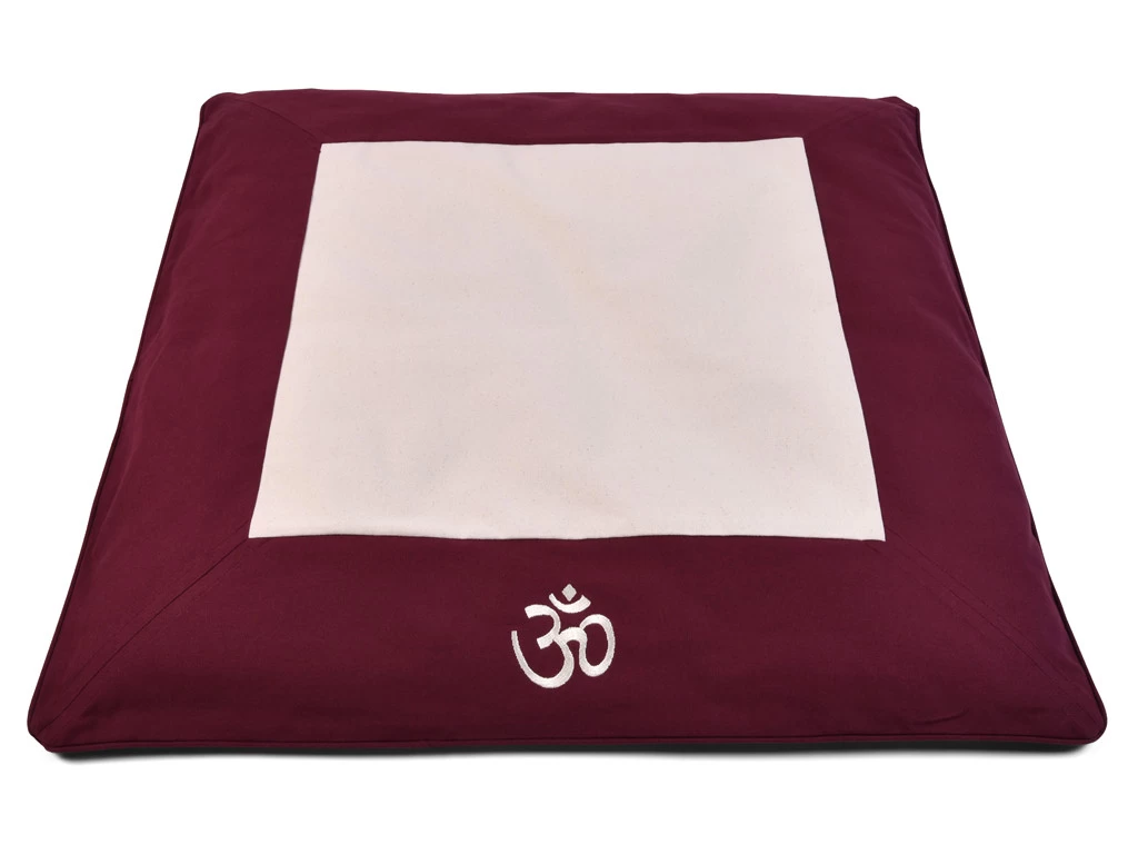 Tapis De Méditation Prune/Ecru Centaure 4 Tapis De Méditation Prune/Ecru Centaure – Image 2