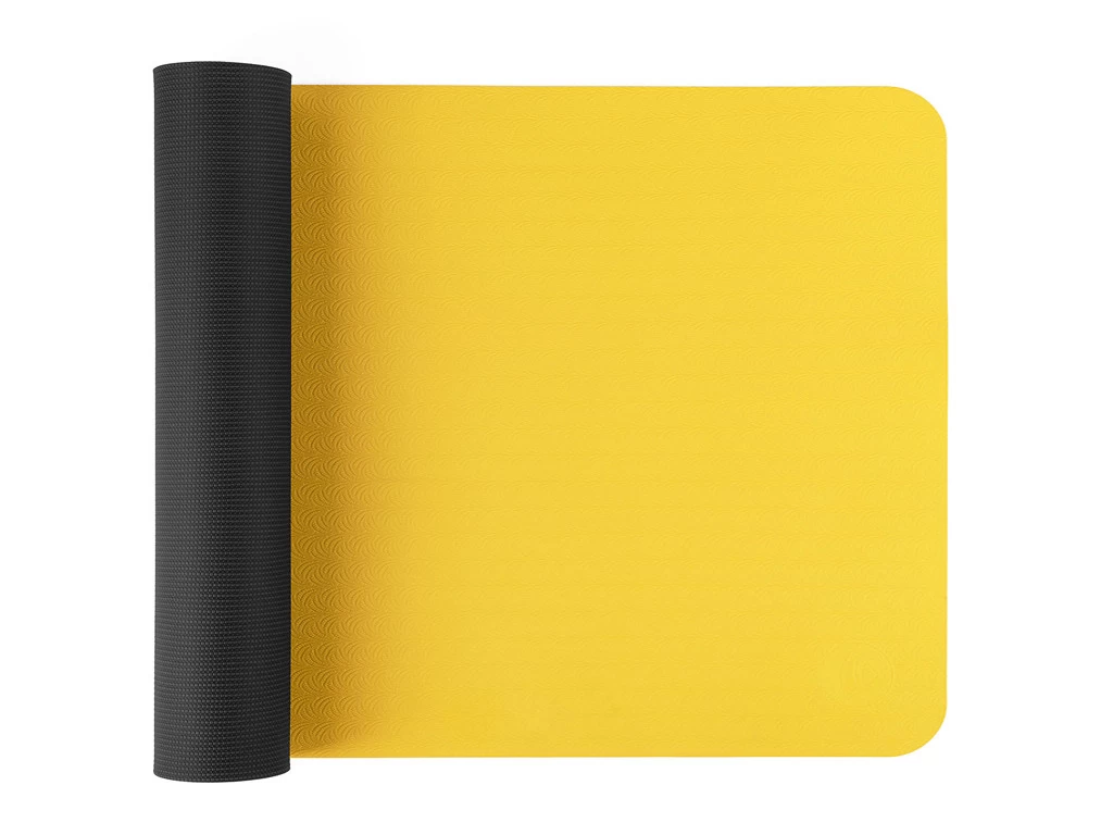 Tapis De Yoga Eco-Terre 183 Cm X 60 Cm X 6 Mm Jaune 3 Tapis De Yoga Eco-Terre 183 Cm X 60 Cm X 6 Mm Jaune