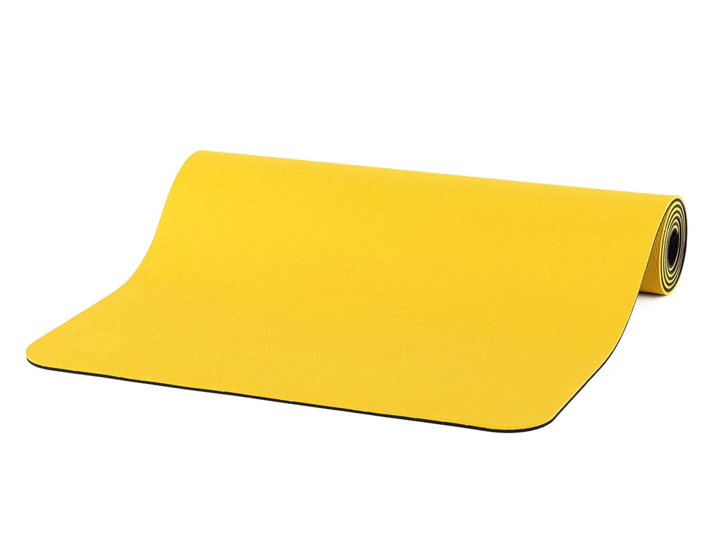 Tapis De Yoga Eco-Terre 183 Cm X 60 Cm X 6 Mm Jaune 4 Tapis De Yoga Eco-Terre 183 Cm X 60 Cm X 6 Mm Jaune – Image 2