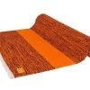 Tapis De Yoga Taj 100% Coton Bio - 2 M X 66 Cm X 5mm Bordeaux/Safran -Yoga Boutique tapis de yoga taj 100 coton bio 2 m x 66 cm x 5mm 168855227364a543510bc6a