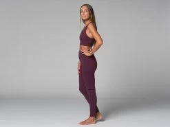 Yoga Legging Pocket - Bio Prune Prune XS - 36 -Yoga Boutique yoga legging pocket bio 1635848646618111c6b8b2e