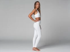 Yoga Legging Pocket - Bio Blanc Blanc XS - 36 -Yoga Boutique yoga legging pocket bio 163584883361811281136d8