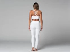 Yoga Legging Pocket - Bio Blanc Blanc XS - 36 -Yoga Boutique yoga legging pocket bio 163584883661811284b650b