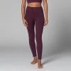 Yoga Legging Pocket - Bio Prune Prune XS - 36 -Yoga Boutique yoga legging pocket bio 16370589296193897175e2f