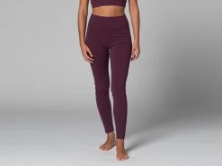 Yoga Legging Pocket - Bio Prune Prune XS - 36
