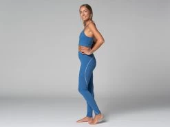 Yoga Legging Sport - Bio Bleu Bleu XS - 36 -Yoga Boutique yoga legging sport bio 1635850191618117cfb233b