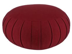Zafu Confort 100% Coton Bio - Kapok Bordeaux - Presque Parfaits